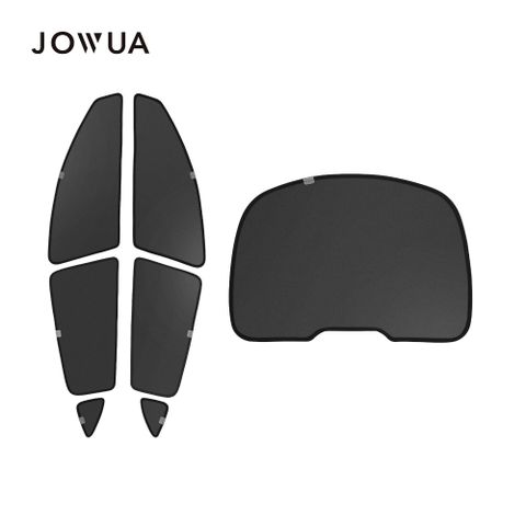 JOWUA 特斯拉 Model Y 側窗＋尾門遮陽簾 抗UV 車宿 露營 全遮光 完全隱私
