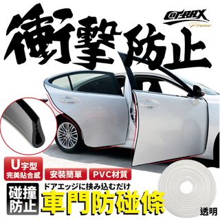 【Cotrax】新式車門保護條5米-透明