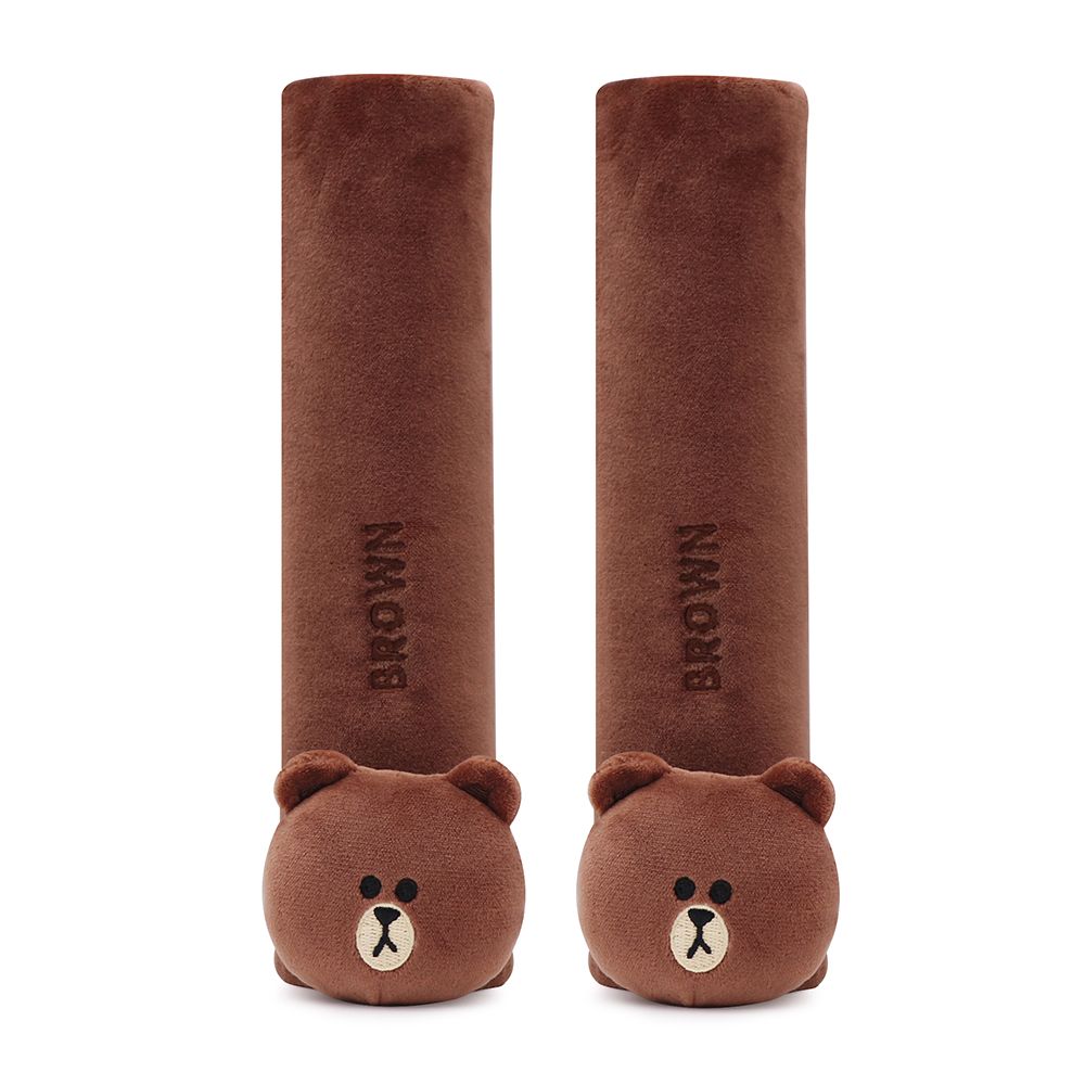 GARMMA  LINE FRIENDS 造型車用安全帶護套 熊大