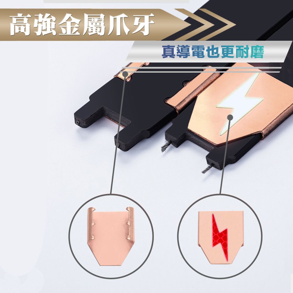 CarZone 車域 汽車通用可調節 靜電接地帶/防靜電拖地帶 反光款