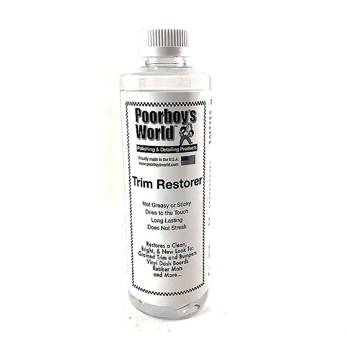  好蠟 Poorboys World Trim Restorer 16 oz. (窮小子膠條保養劑) 