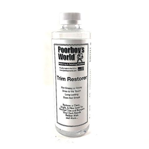 好蠟 Poorboys World Trim Restorer 16 oz. (窮小子膠條保養劑)