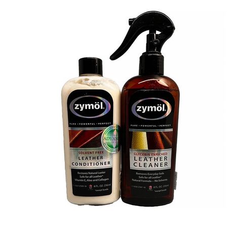 『好蠟』美國Zymol Leather Conditioner+Leather Cleaner 8 oz皮椅保養清潔套組
