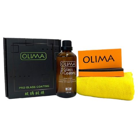 【OLIMA】Pro 長效型 玻璃鍍膜組 撥水劑 100ml 2入組