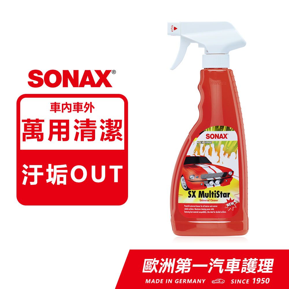 SONAX 舒亮  萬用清潔劑 高CP值預洗品 德國進口