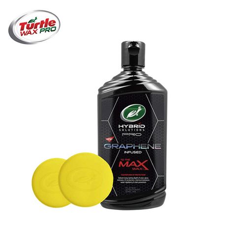 Turtle Wax 龜牌 PRO頂極碳原子石墨烯乳蠟 414毫升-加贈原廠上蠟綿2個 T725