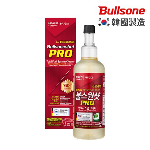 【韓國原裝進口】Bullsone 勁牛王 汽油車燃油添加劑 Pro (6合1)