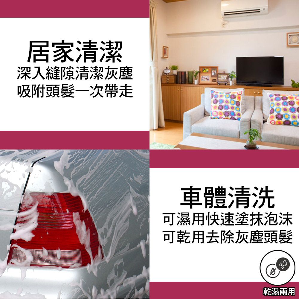  【小閨祕】洗滌用洗車手套 1入