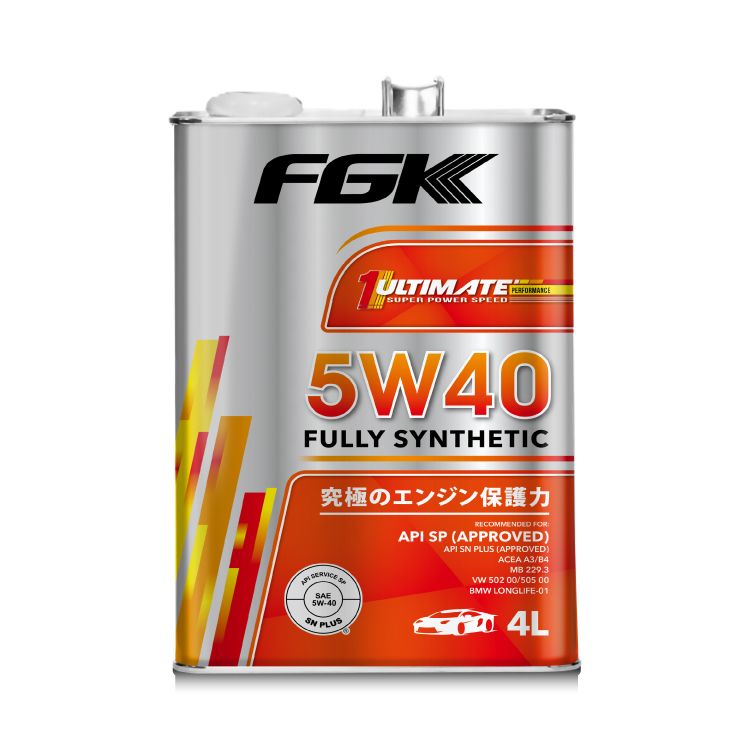 FGK 5W40 超強添加劑全合成機油 4L 【整箱6入】