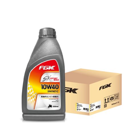 FGK SX 4T 10W40 機車合成機油 800ml 【整箱12入】