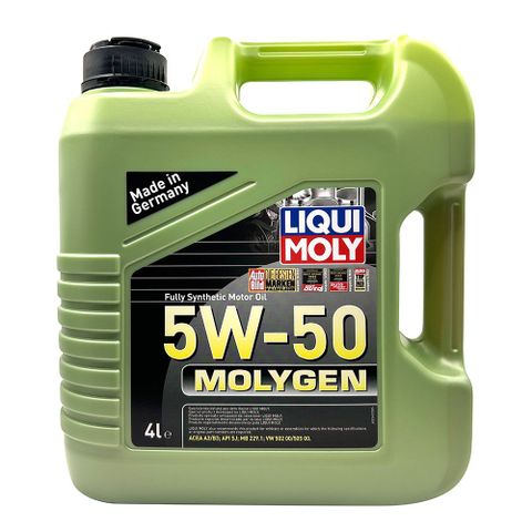 LIQUI MOLY Molygen 5W50 全合成機油 4公升裝