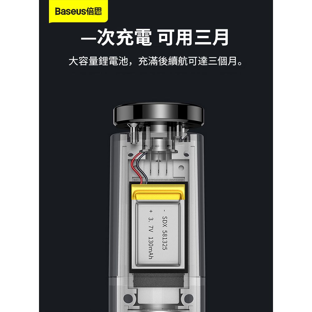 Baseus 倍思 暢行吹氣式酒精測試儀 查酒駕呼氣機 高精度酒駕測試器