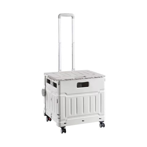 【DaoDi】四輪萬向折疊購物車2入組升級平拉款(手推車 買菜車  菜籃車 置物推車)