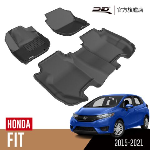 HONDA 3D KAGU卡固立體汽車踏墊  Fit 2015~2021改款前(三代)