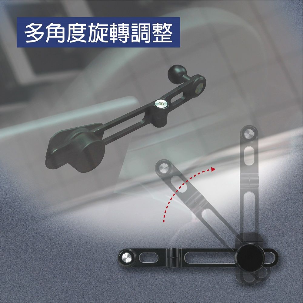 digidock 可調鋁合金伸縮黏貼式妥當磁吸手機架 (MF8)