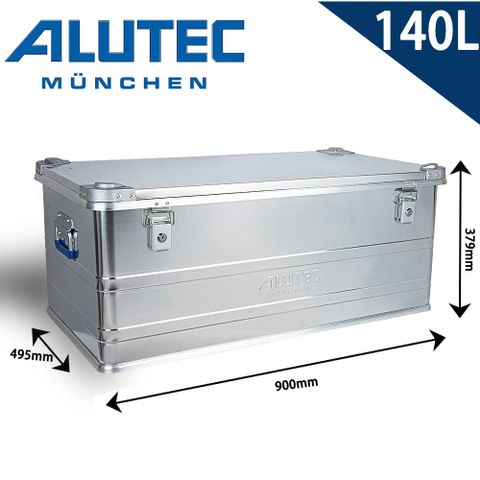 德國輕鋁箱收納美學ALUTEC-工業風 鋁箱 戶外工具收納 露營收納 居家收納 (140L)