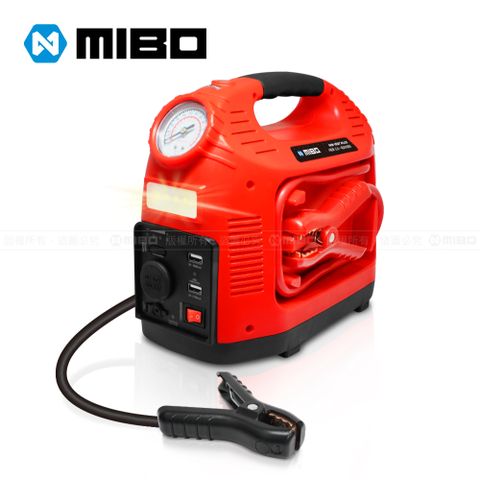 MIBO 米寶 8電廠 五合一電源供應器(10Ah容量電池) 救車電源打氣照明12V5V【MB-1897PLUS】10Ah增強版】