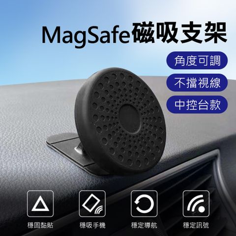 Suntime MagSafe磁吸可旋轉車用手機支架-中控台款