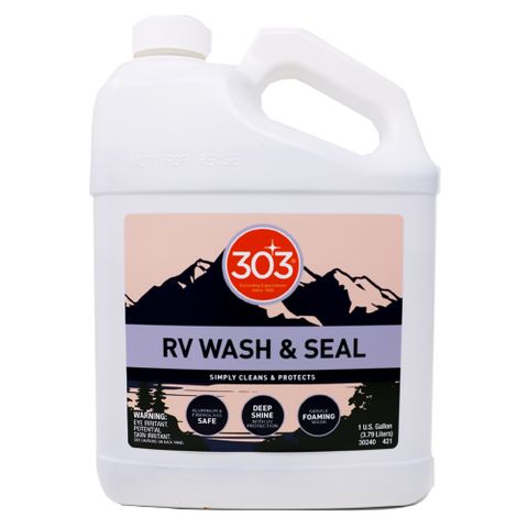 303 封體保護洗車精 RV WASH &amp; SEA 專為房車和露營車設計的全能清洗和封蠟產品