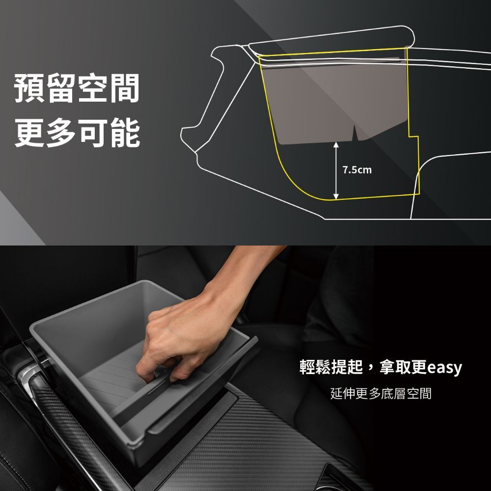 JOWUA 專為 Model S/X 中控設計 (2023+ ) 矽膠材質可水洗讓您方便清洗