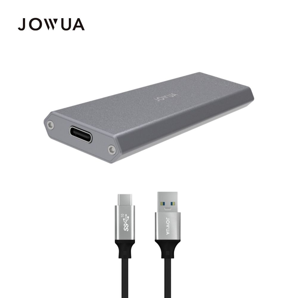 JOWUA 10Gbps M.2 NVMe 驅動介面  支援USB3.2 Gen2M.2 NVMe SSD最高速度可達10GbpsNVMe 驅動程式採用快閃技術的 SSD 設計擁有比傳統SATA更快的性能