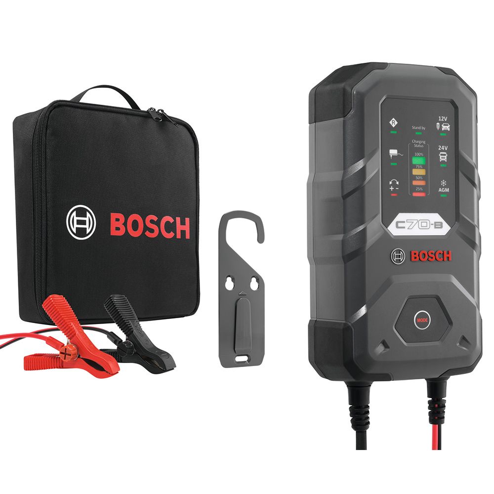 BOSCH 博世 C70-B 升級版/智慧型脈衝式電瓶充電器(電池充電器)