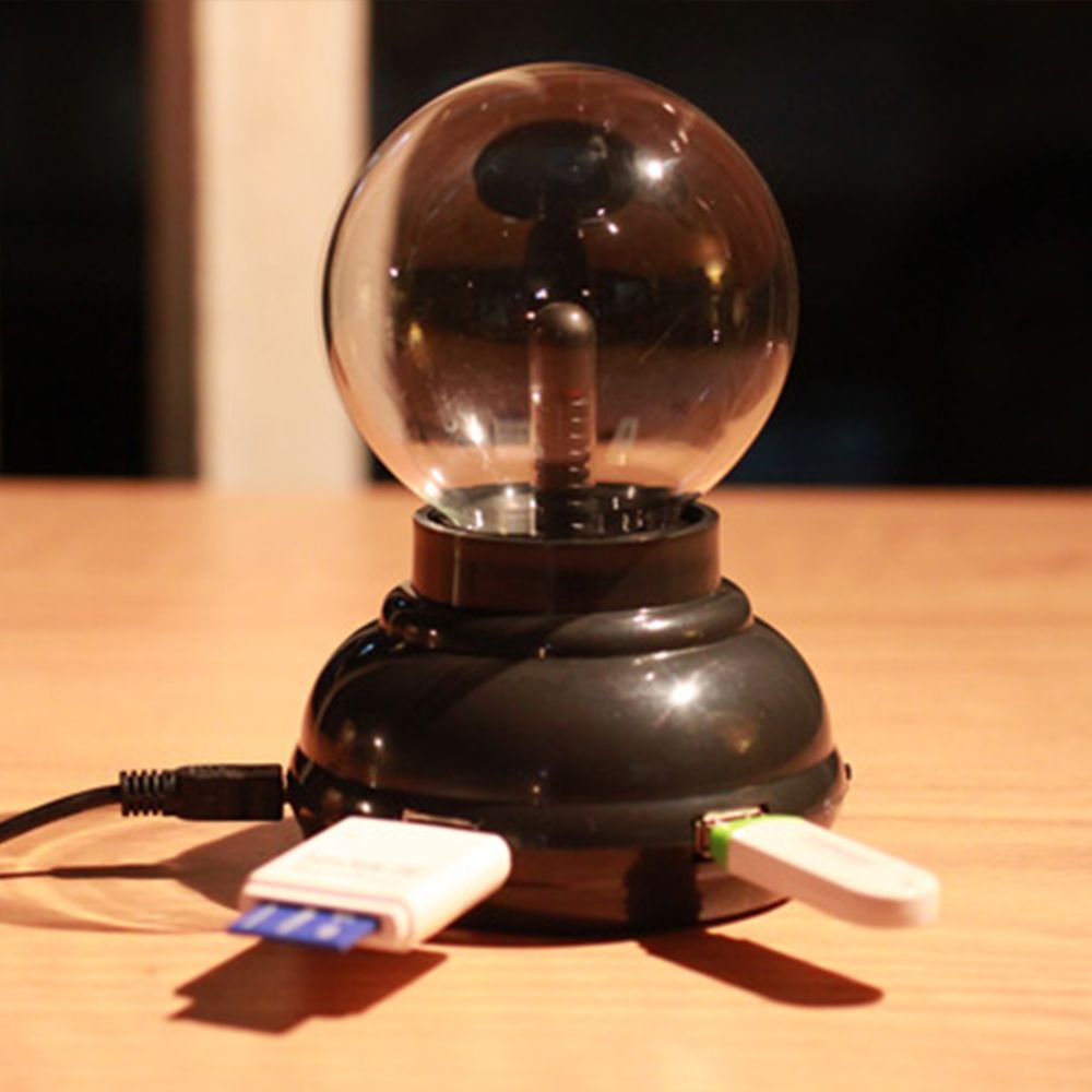 賽先生科學工廠 Plasma 電漿球/靜電球(USB hub功能)