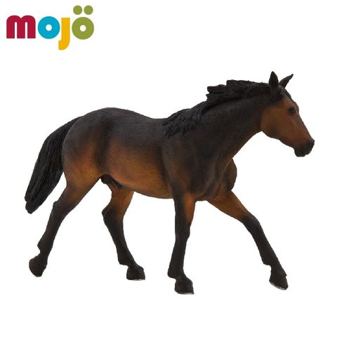 Mojo Fun動物模型-夸特馬-炭黑色