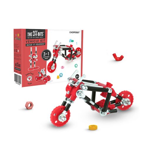 以色列theOffbits機械積木-摩托車