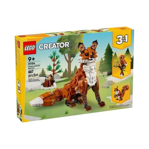 LEGO 樂高 31154 森林動物 紅狐狸 Forest Animals: Red Fox