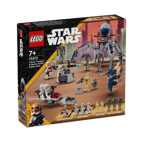 LEGO 75372 複製人與戰鬥機器人大戰 Clone Trooper™ &amp; Battle Droid™ Battle Pa