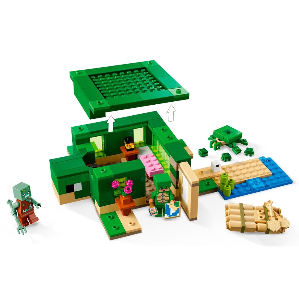 LEGO 樂高 積木《LT 21254》202401 麥塊系列-The Turtle Beach House