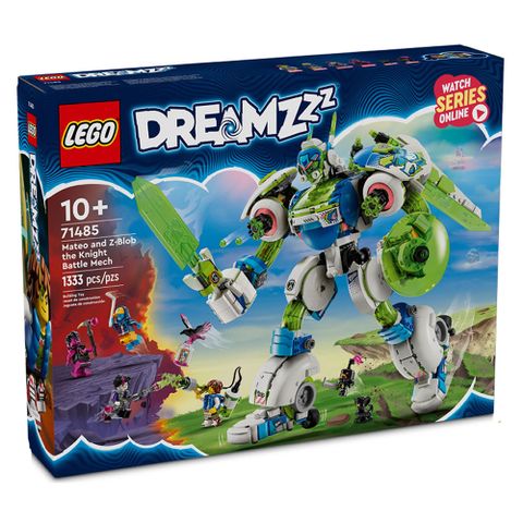 LEGO 樂高 《LT 71485》202408 DREAMZzz系列 - 馬特歐和綠魔球騎士戰鬥機甲