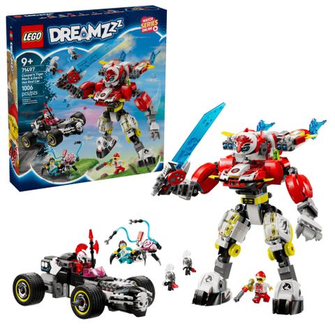 LEGO 71497 庫柏的老虎機甲和齊洛的改裝車