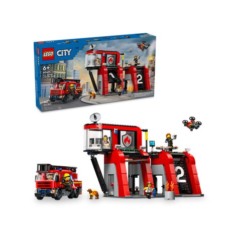 LEGO 60414 消防局和消防車 Fire Station with Fire Truck