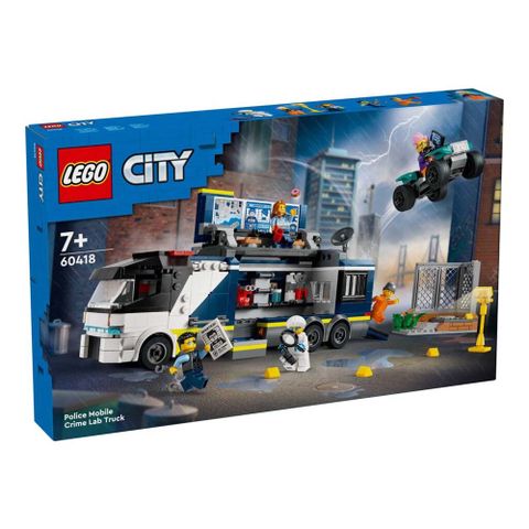 LEGO 樂高 60418 警察行動刑事實驗室 Police Mobile Crime Lab Truck