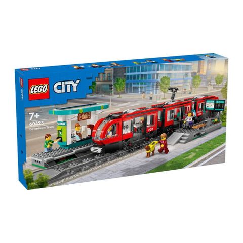 LEGO 樂高 60423 市區路面電車和車站