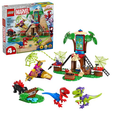 LEGO 樂高 11200 小蜘蛛和綠惡魔的樹屋總部迅猛龍大戰