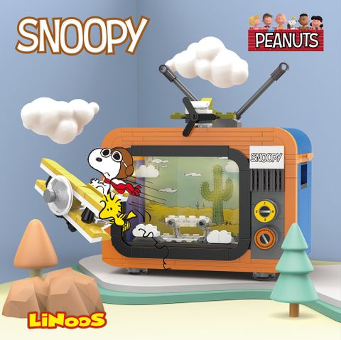 LiNoos SNOOPY 電視機系列 史努比探險主題電視機- LN.8082