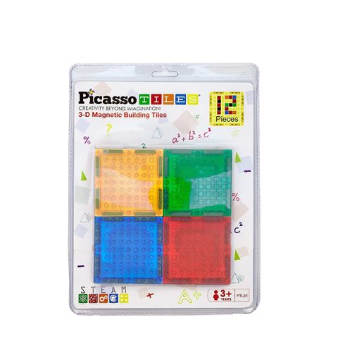 PicassoTiles 美國畢卡索 積木磁力片補充包12PCS