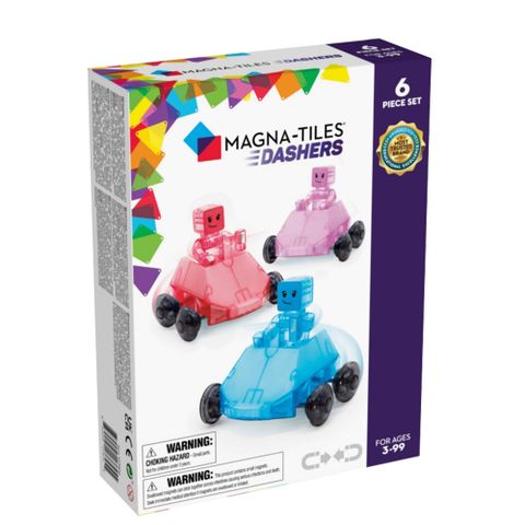 Magna-Tiles 磁力積木-魔幻小飛車六件組