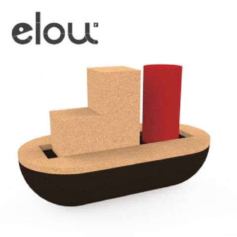 elou 軟木塞玩具-貨船