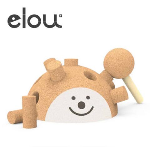 elou 軟木塞玩具-刺蝟