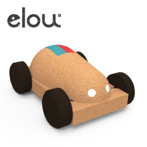 elou 軟木塞玩具-小車車-經典