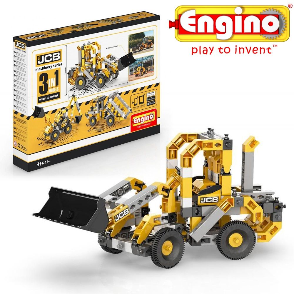 Engino 安捷積木 EN-JCB20 工程系列-挖土機(3 in 1)