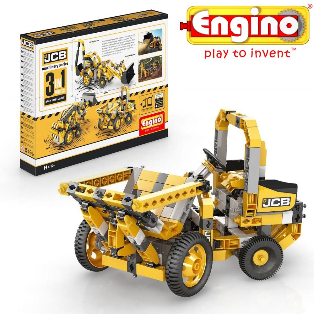 Engino 安捷積木 EN-JCB30 工程系列-鏟挖裝載機(3 in 1)