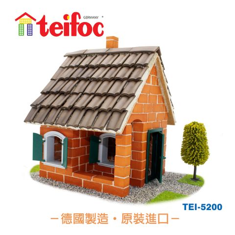 teifoc 【德國】DIY益智磚塊建築玩具 寧靜山林渡假屋TEI5200