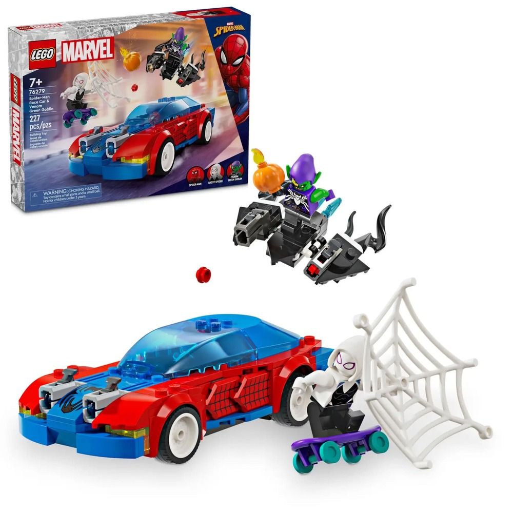 LEGO 樂高  76279 蜘蛛人跑車 & 猛毒化綠惡魔 Spider-Man Race Car & Venom Green Goblin