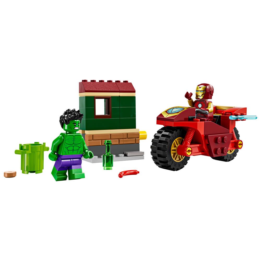 LEGO 樂高 《LT 76287》202408 超級英雄系列 - Iron Man with Bike and The Hulk(MARVEL)