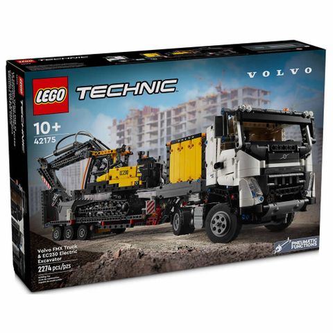 LEGO 樂高 《LT 42175》202408 科技系列 - Volvo FMX Truck & EC230 Electric Excavator